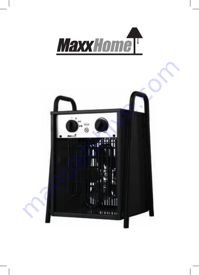 MaxxHome 20722 User'S Manual And Operating Instructions Download Page 1