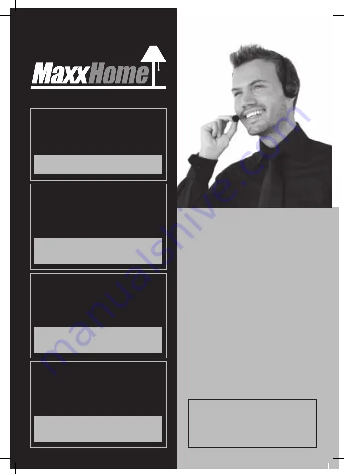 MaxxHome 20722 Скачать руководство пользователя страница 8