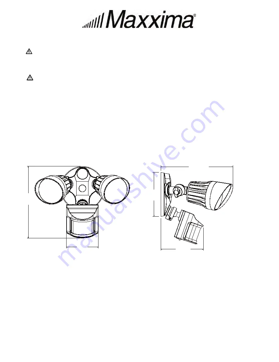 Maxxima MEL-S20100W Installation Instructions Download Page 1