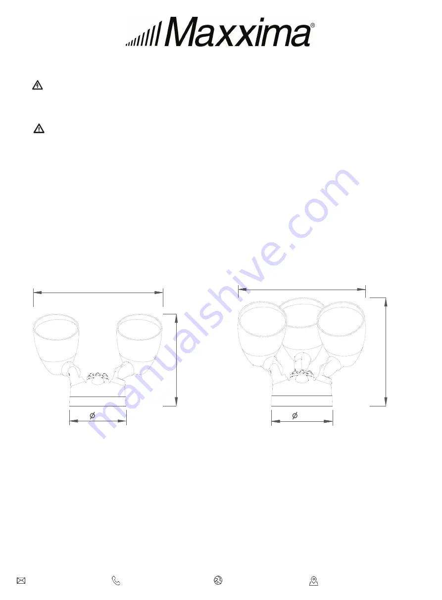 Maxxima MEL-S20150W Installation Instructions Download Page 1