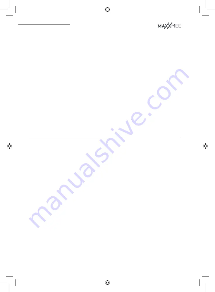 MAXXMEE 05487 Manual Download Page 30