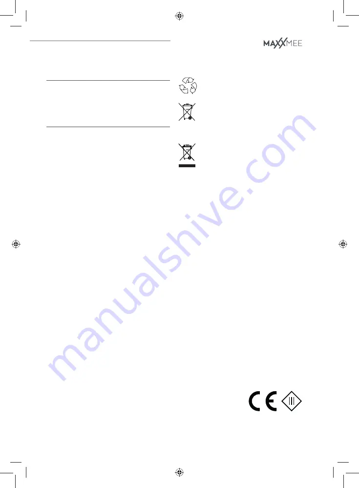 MAXXMEE 05854 Manual Download Page 36