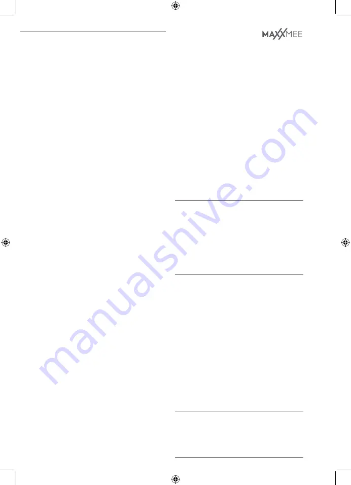 MAXXMEE 09710 Operating Instructions Manual Download Page 8