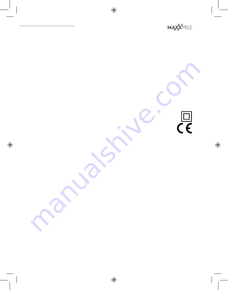 MAXXMEE TVL20-001 Operating Instructions Manual Download Page 20