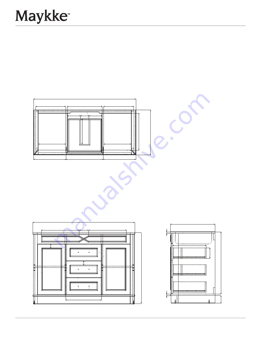 Maykke YSA1001801 Installation, Care Manual And Warranty Download Page 1