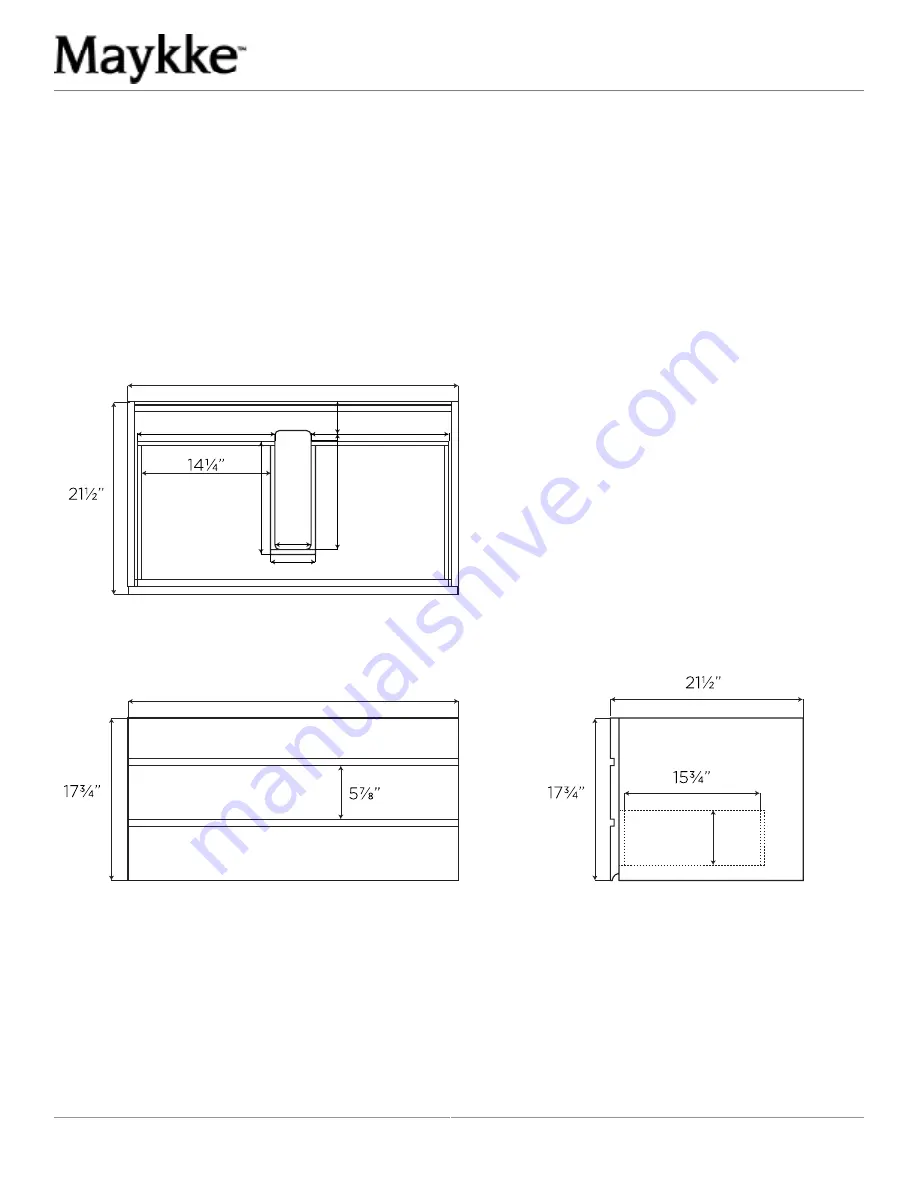 Maykke YSA1203601 Installation, Care Manual And Warranty Download Page 1