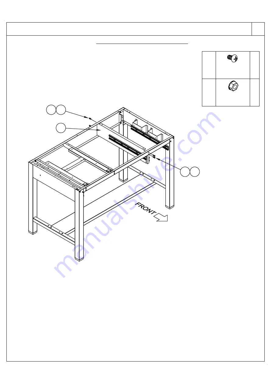 Mayline 50/50 Split Top Ranger Table 7774 Скачать руководство пользователя страница 13