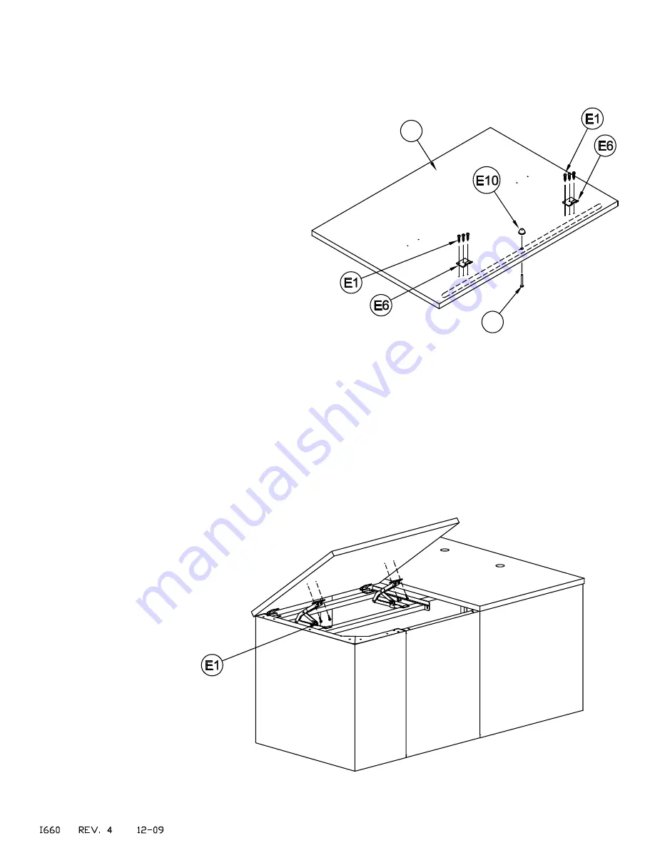 Mayline CSII TILT TOP RETURN Скачать руководство пользователя страница 4