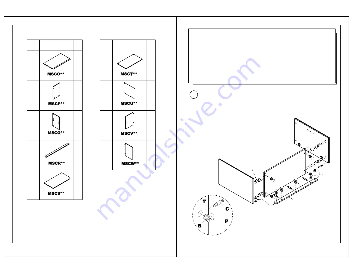 Mayline Medina Series Assembly Instructions Download Page 2