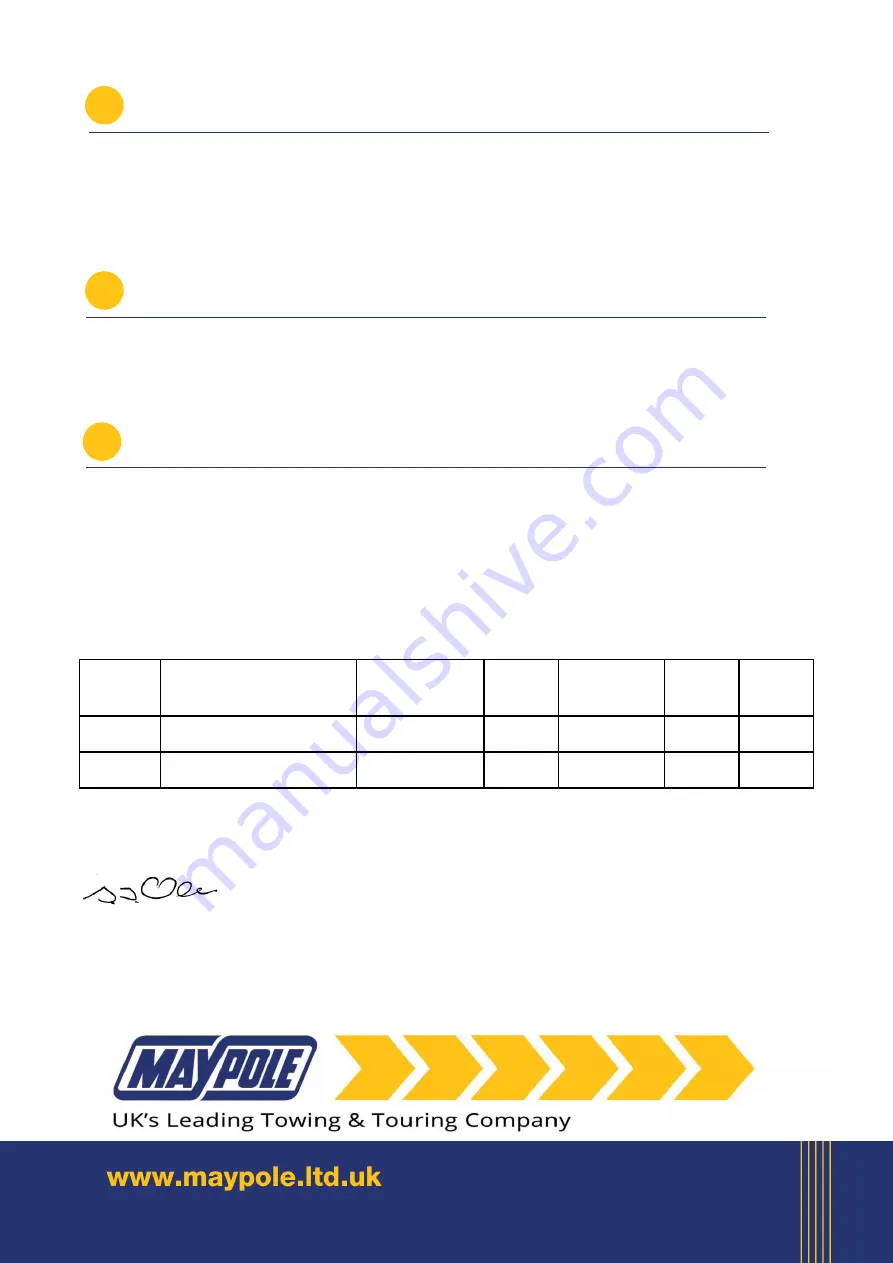 MayPole MP7404 Instruction Manual Download Page 3