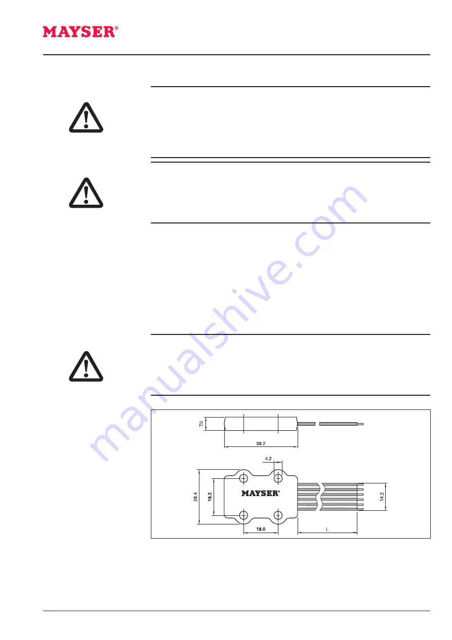 MAYSER SG-RSV 206 Series Operating Instructions Manual Download Page 7