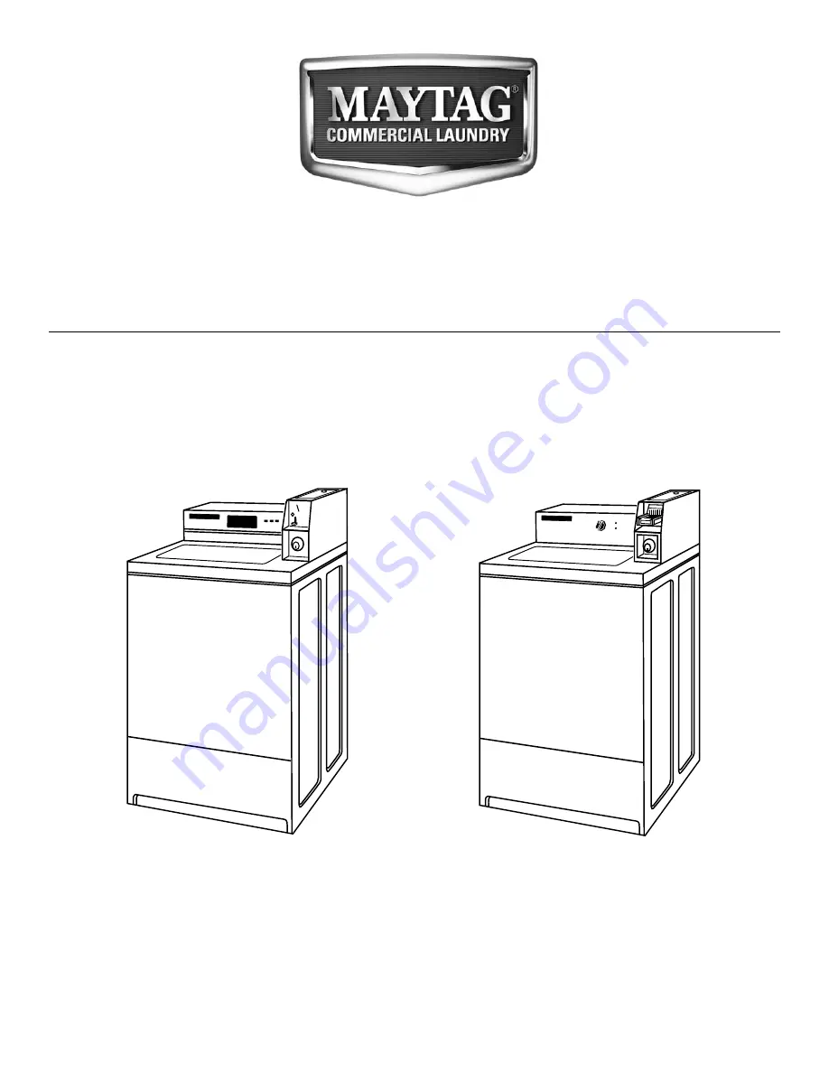 Maytag 120-volt 60-Hz Installation Instructions Manual Download Page 1