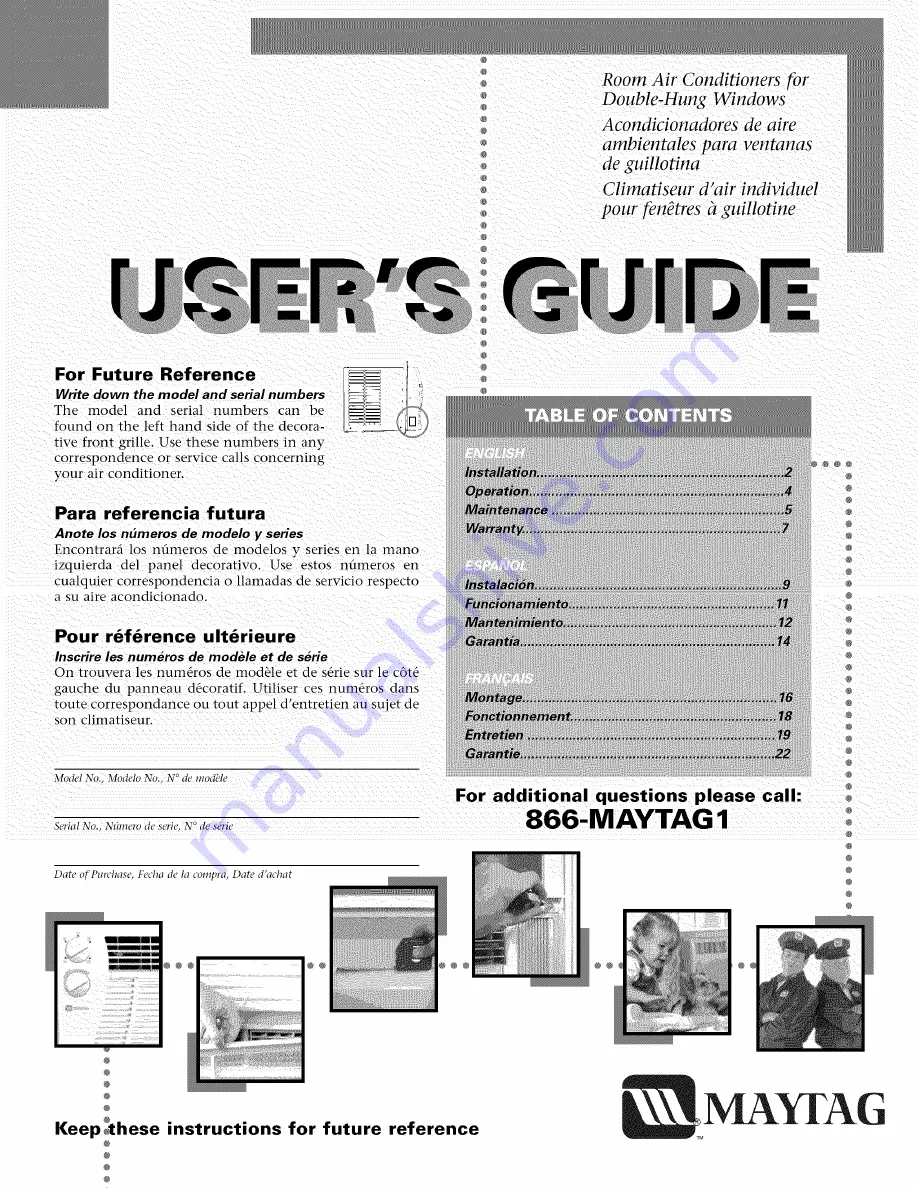 Maytag 23-11-2197N-002 User Manual Download Page 1