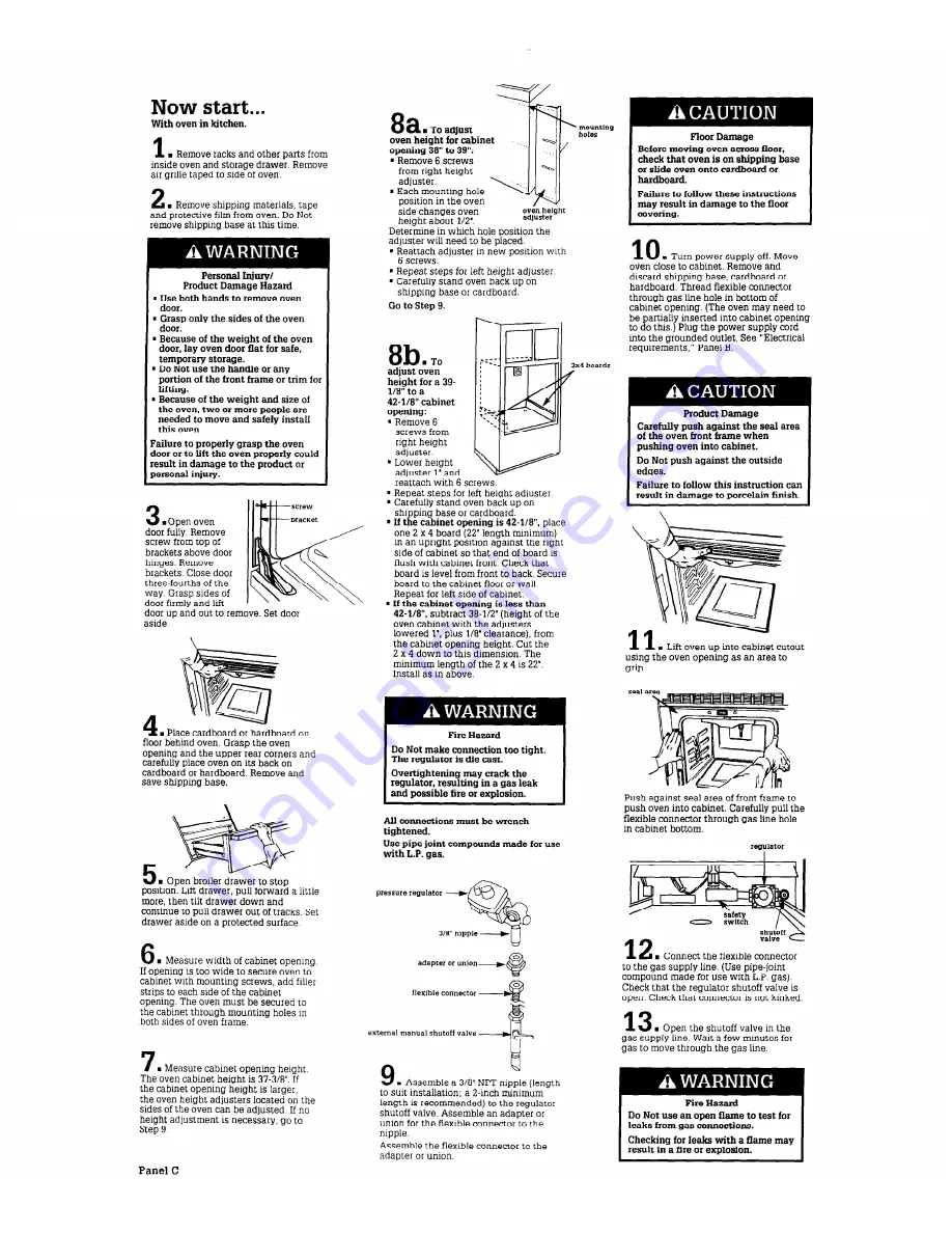 Maytag 318064000 Installation Instructions Manual Download Page 4