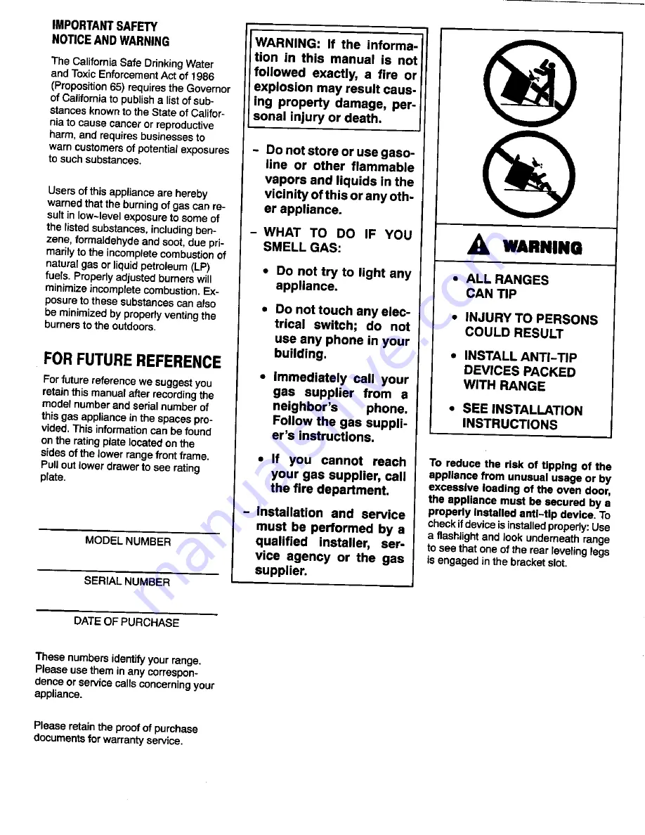 Maytag 3468VVD Owner'S Manual Download Page 1