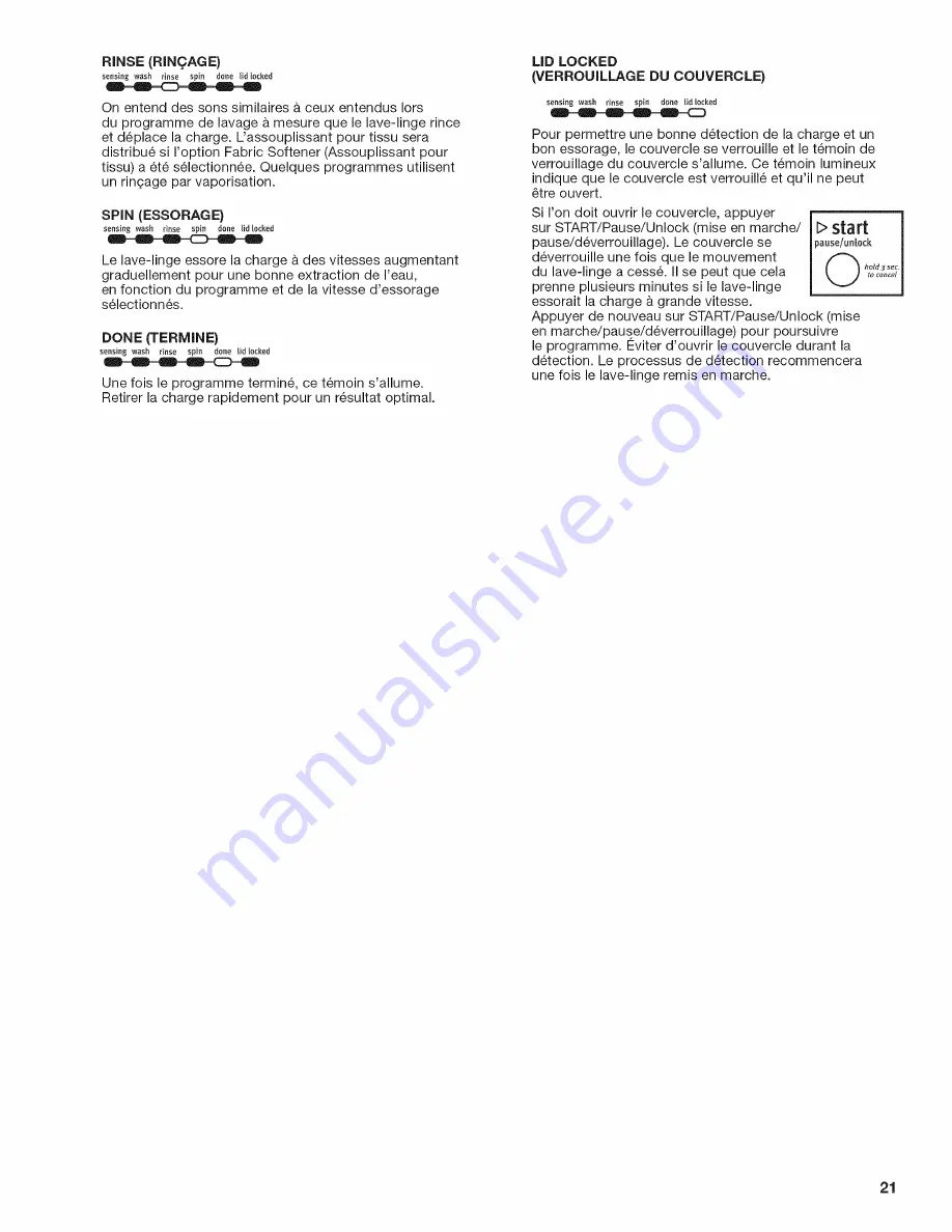 Maytag 4GMVWC400 Use And Care Manual Download Page 21