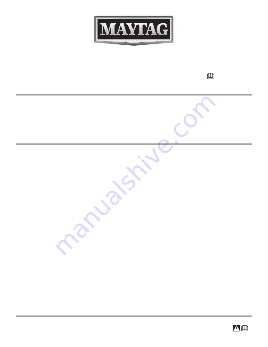 Maytag 4KMVWC410JW1 Use And Care Manual Download Page 1