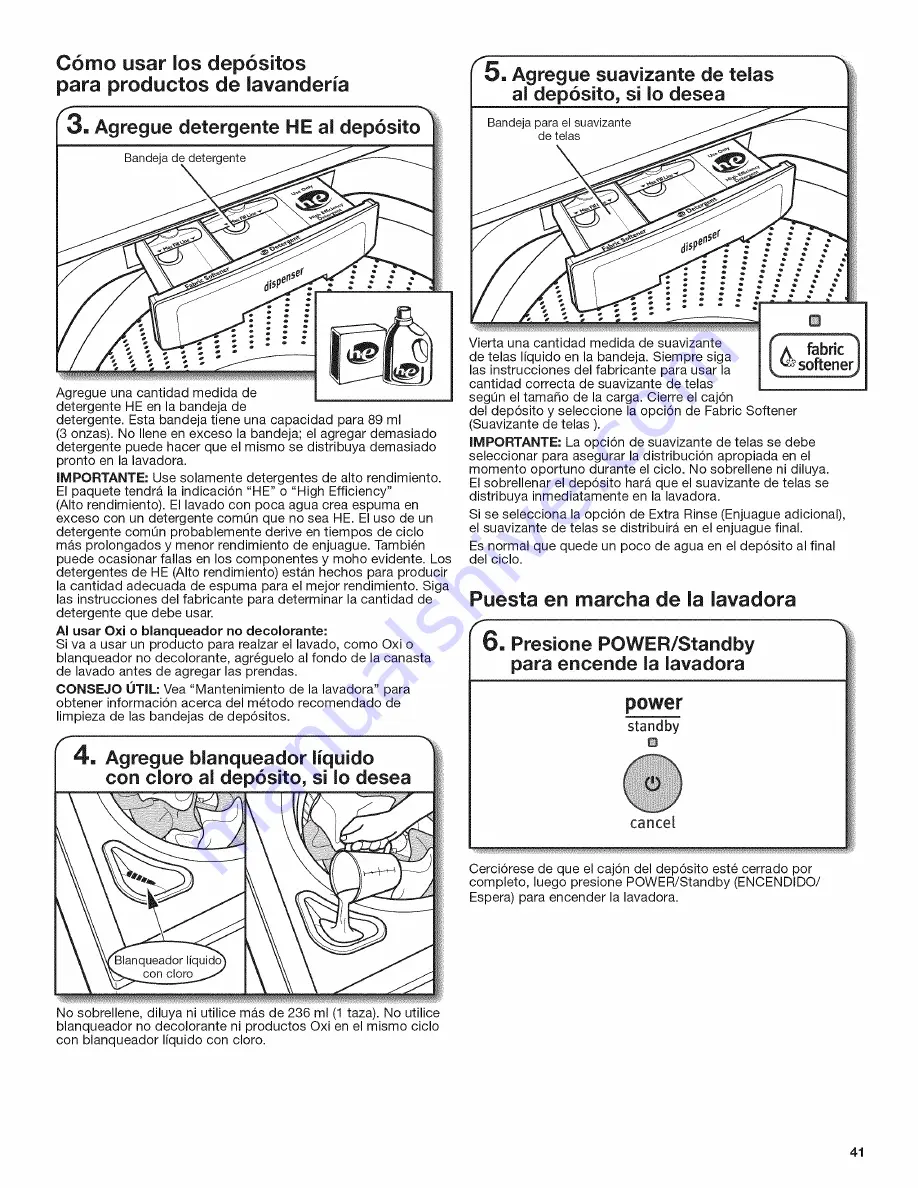 Maytag 4KMVWX505BW0 Use & Care Gude Download Page 41