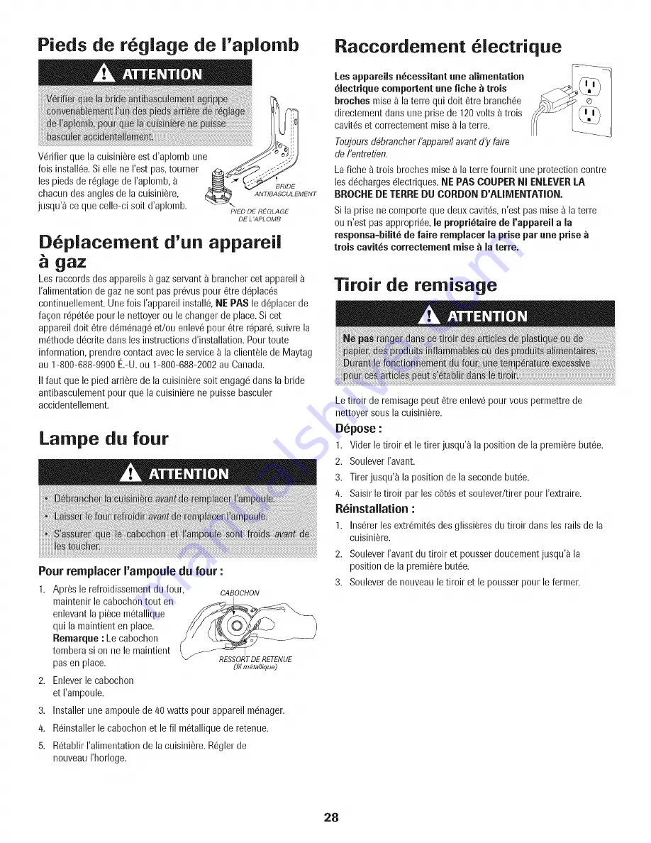 Maytag 8113P666-60 Use & Care Manual Download Page 29