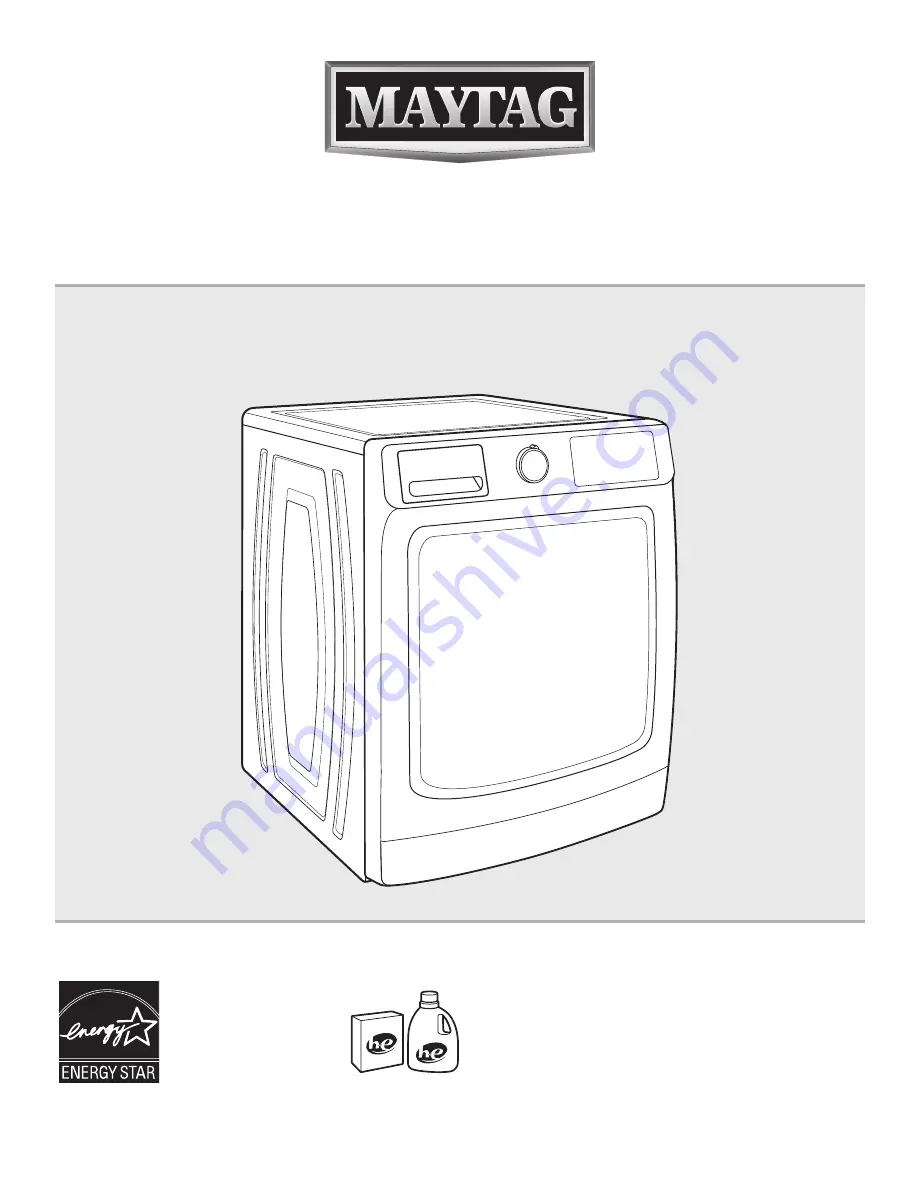 Maytag 8TMHW6630HW Use & Care Manual Download Page 1