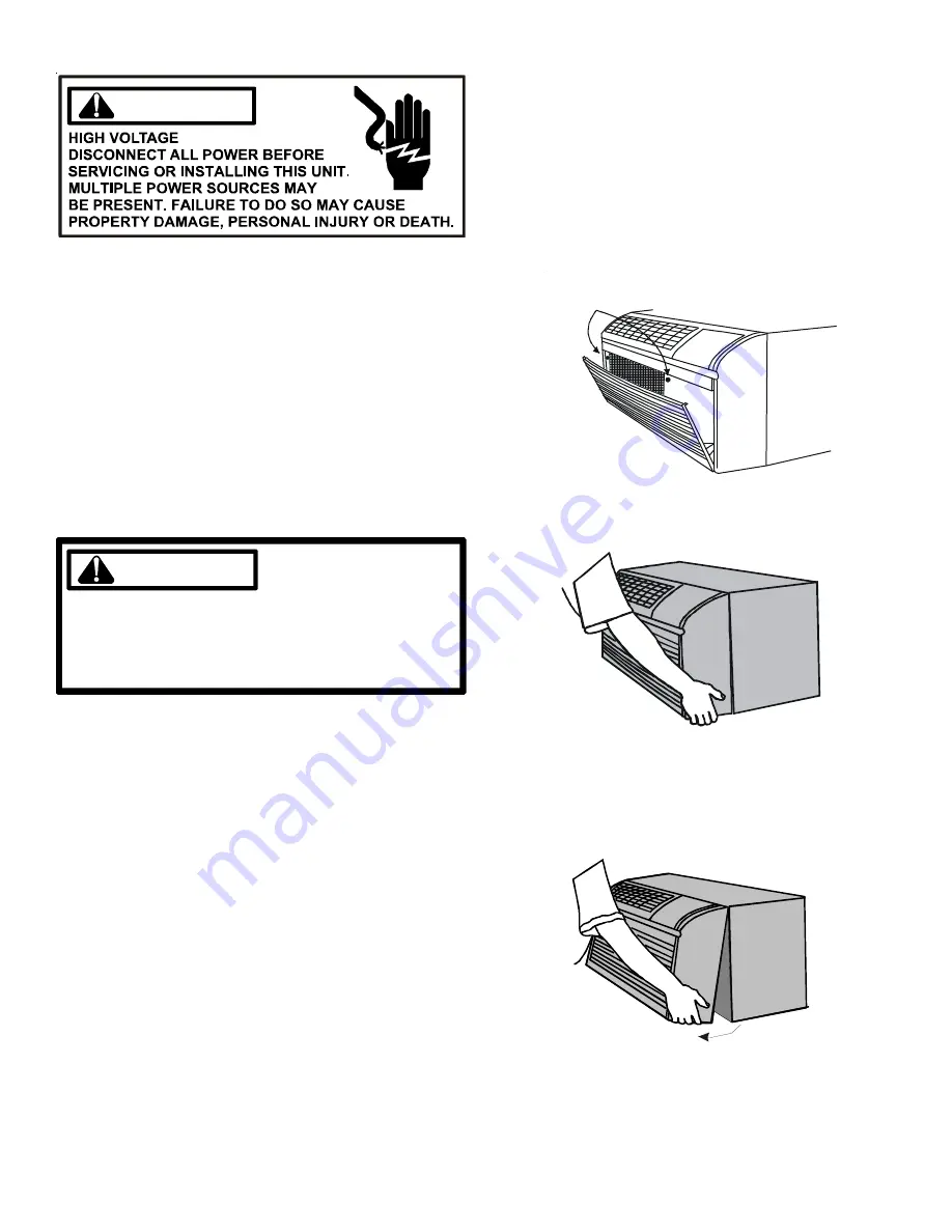 Maytag Amana NTE07A A3A Series Service Instructions Manual Download Page 59