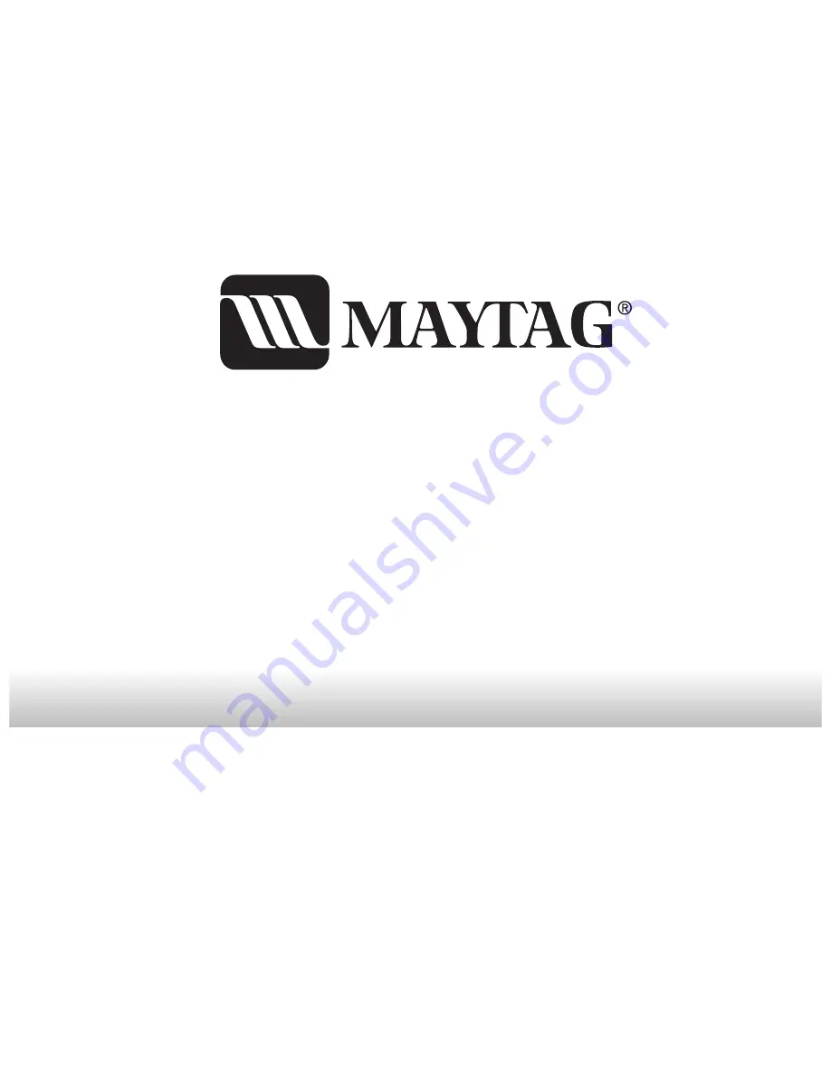 Maytag BRAVOSTM Use & Care Manual Download Page 1