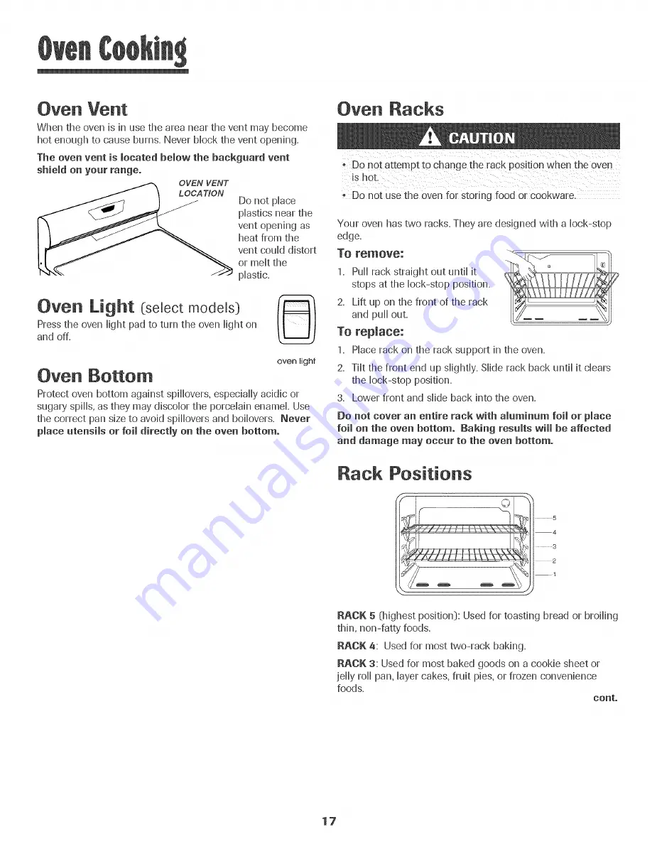 Maytag CBR1415AGS User's  guide Manual Download Page 18