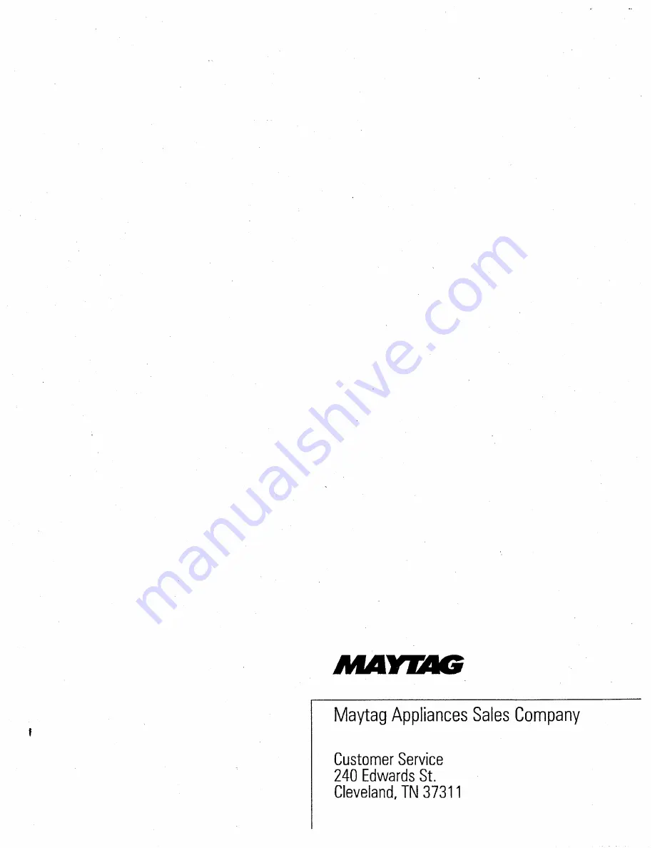 Maytag CME900 Скачать руководство пользователя страница 35