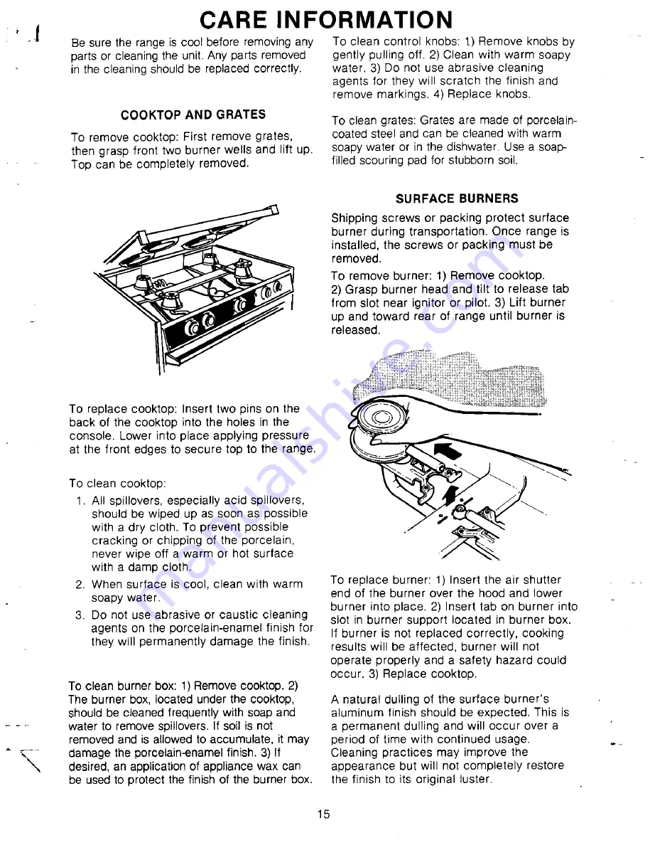 Maytag CNG2010AAL User Manual Download Page 16