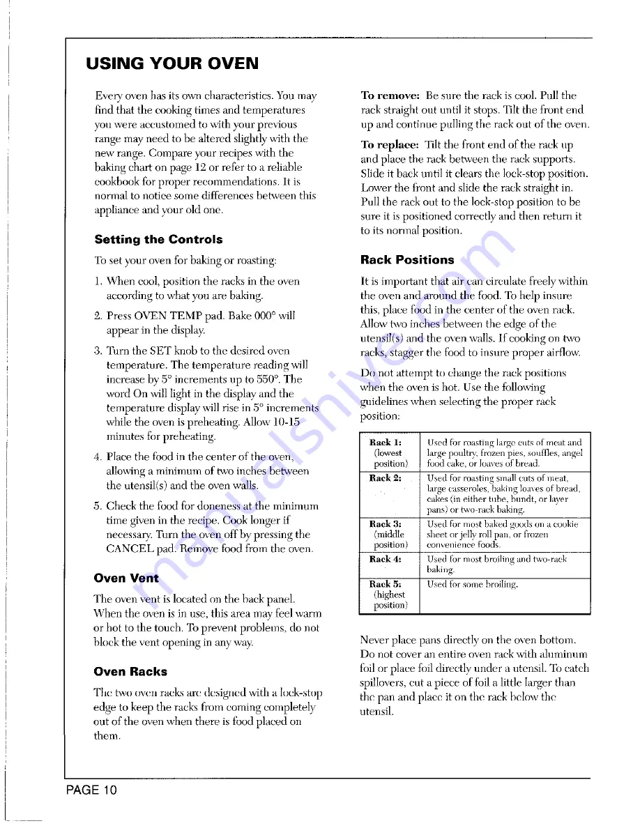 Maytag CRE9900ACB Owner'S Manual Download Page 11