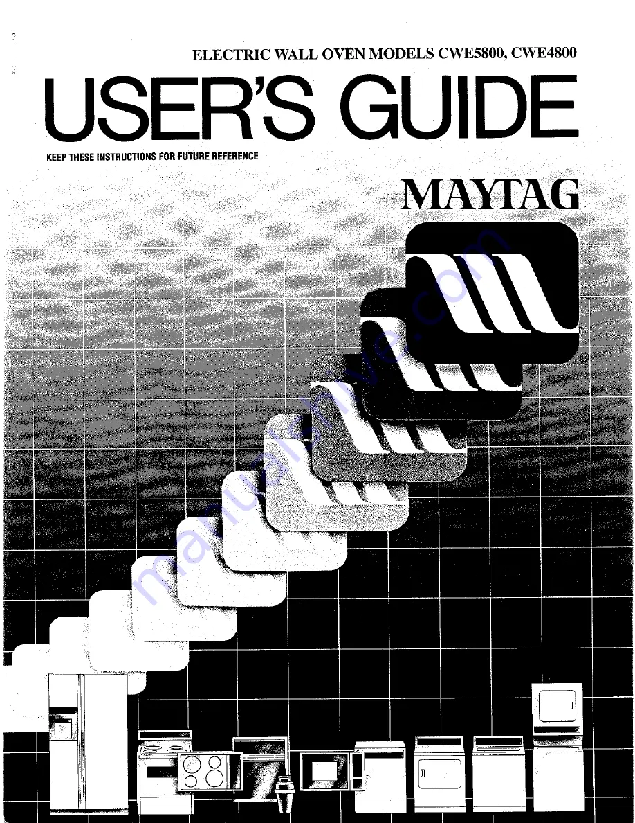 Maytag CWE4800 User Manual Download Page 1