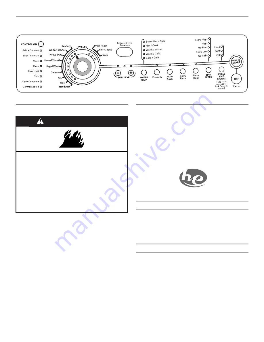 Maytag FRONT-LOADINGAUTOMATICWASHER Use And Care Manual Download Page 34