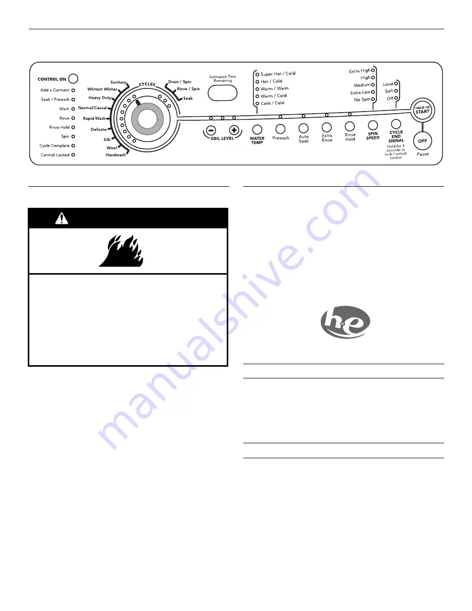 Maytag FRONT-LOADINGAUTOMATICWASHER Use And Care Manual Download Page 57