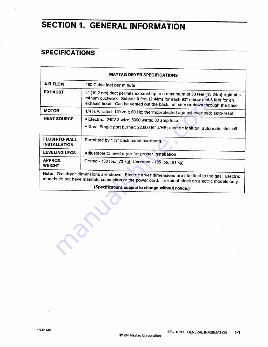 Maytag ld 7314 Service Manual Download Page 9