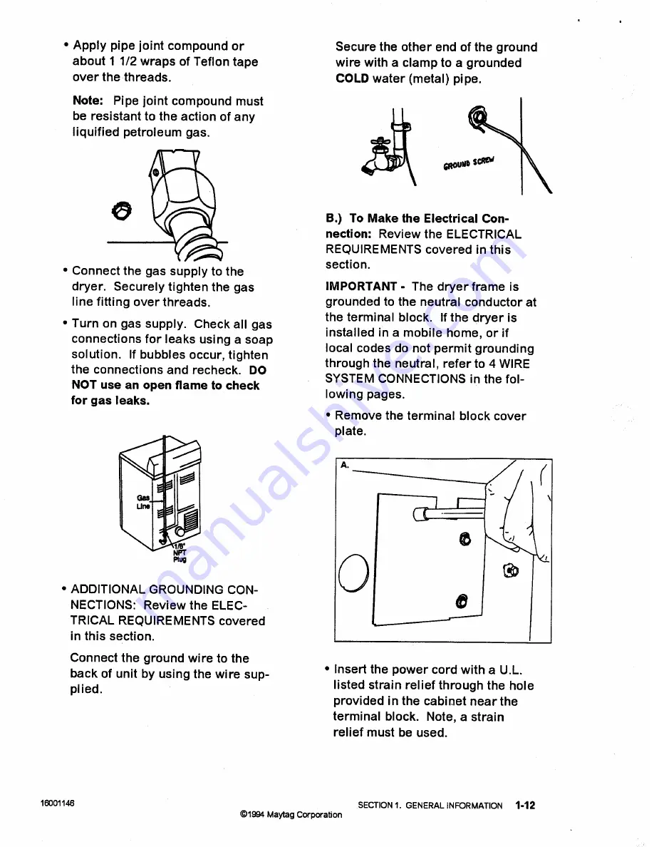 Maytag ld 7314 Скачать руководство пользователя страница 20