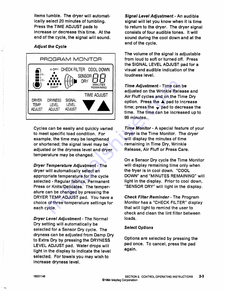 Maytag ld 7314 Service Manual Download Page 35