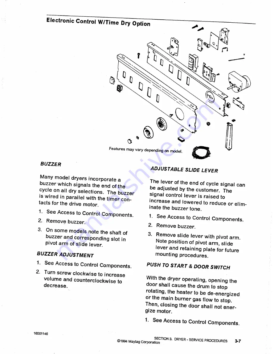 Maytag ld 7314 Service Manual Download Page 61