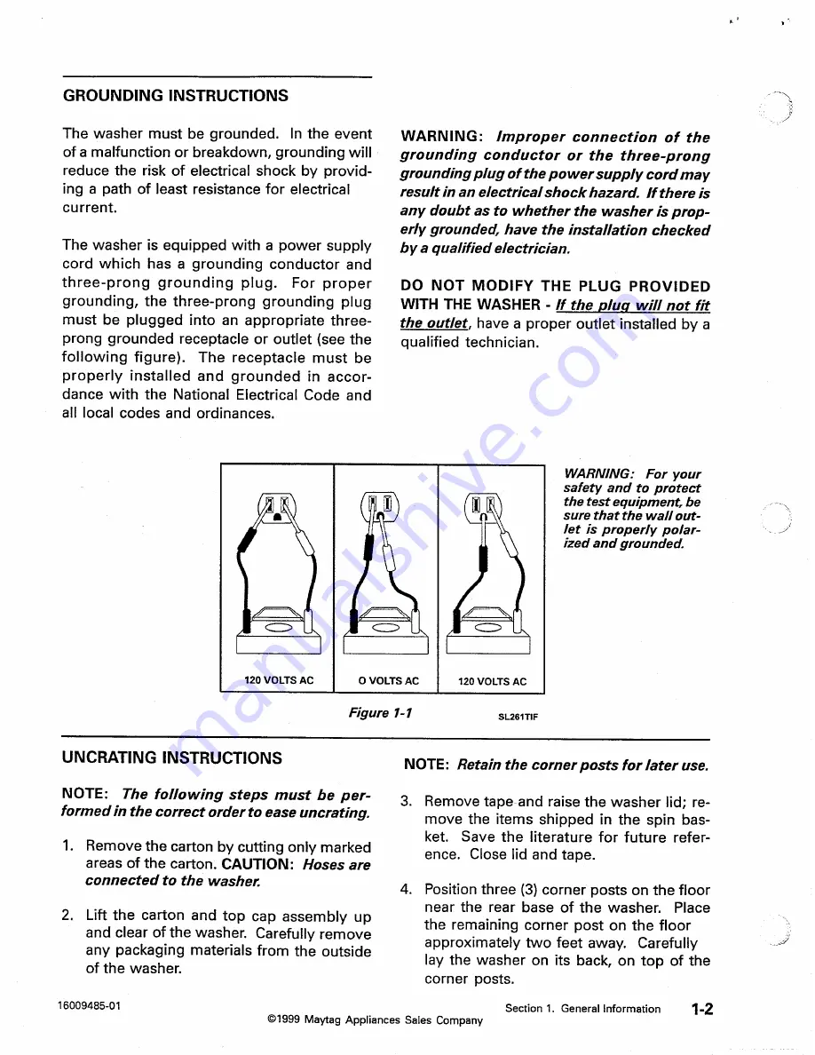 Maytag MAV4057 Service Manual Download Page 10