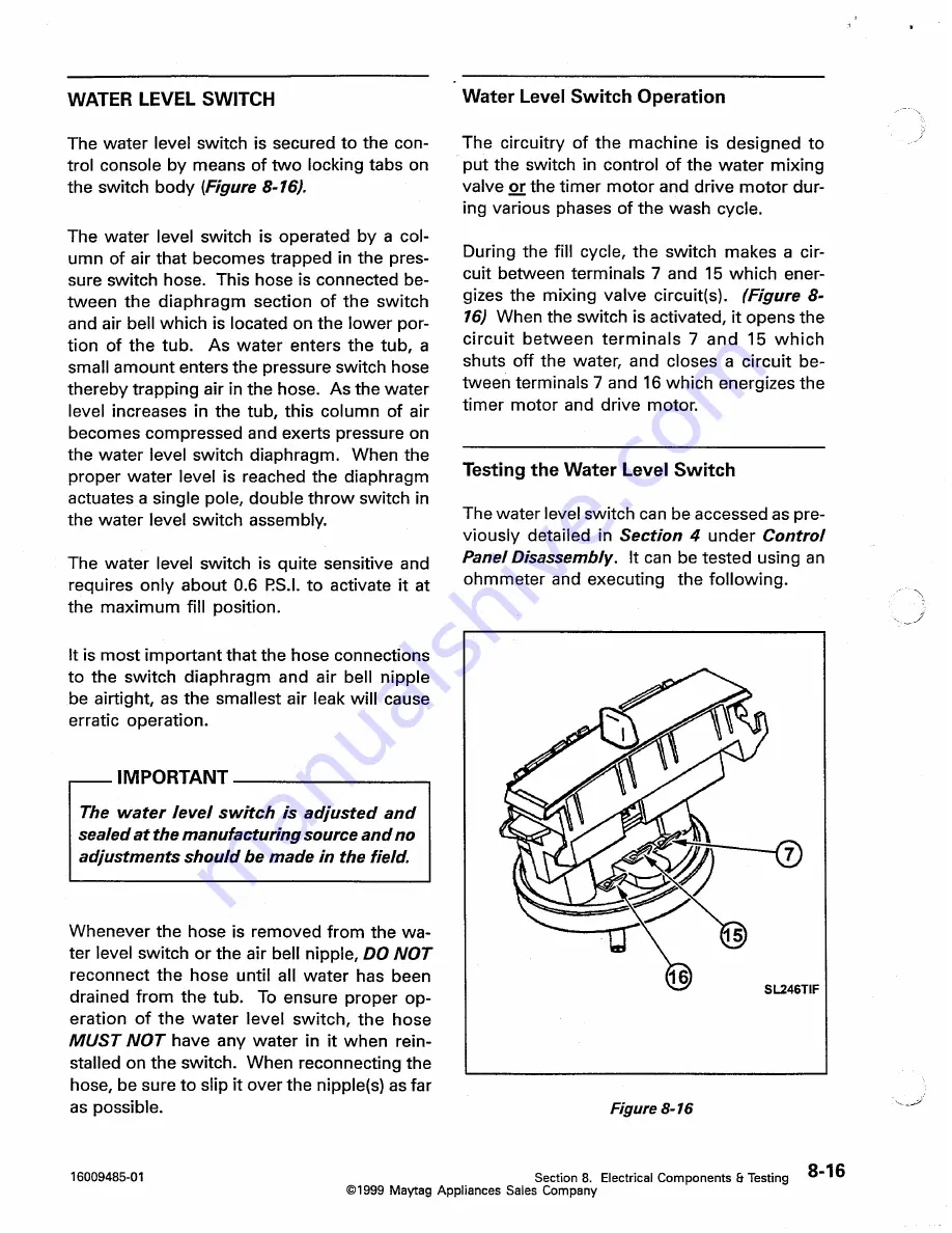 Maytag MAV4057 Service Manual Download Page 86