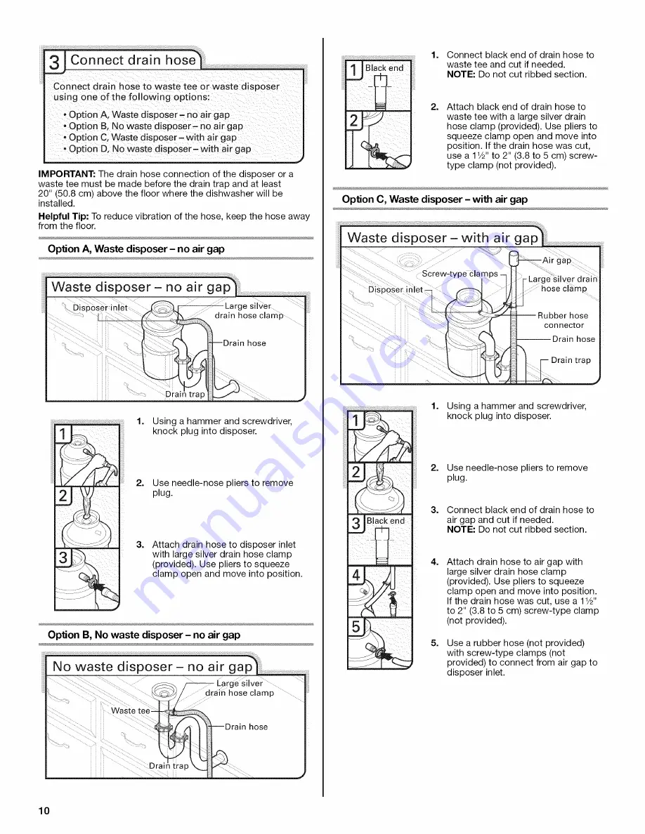 Maytag MDB7759AWB4 Installation Instructions Manual Download Page 10