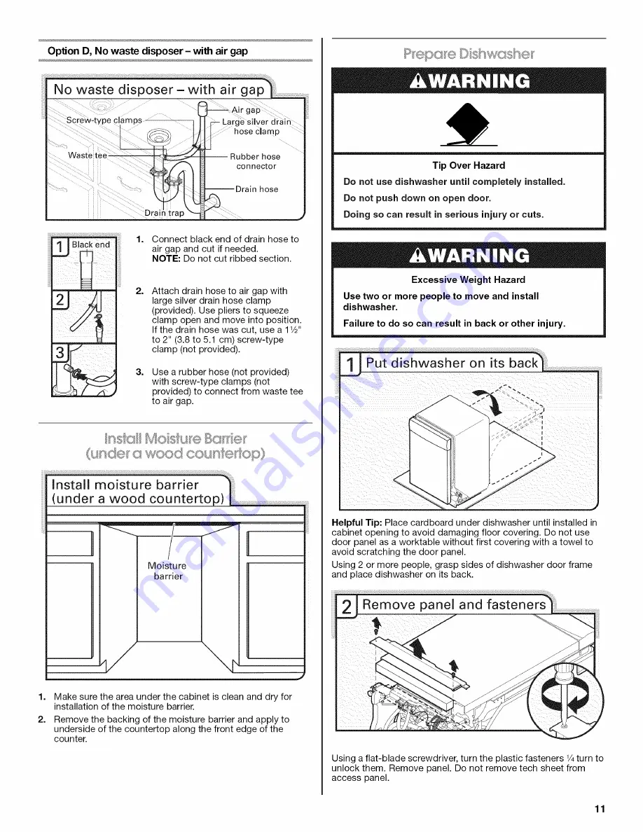 Maytag MDB7759AWB4 Скачать руководство пользователя страница 11