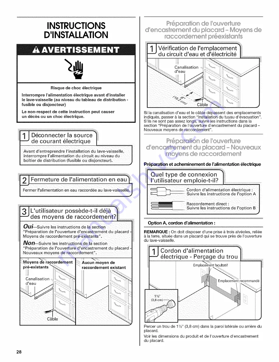 Maytag MDB7759AWB4 Installation Instructions Manual Download Page 28