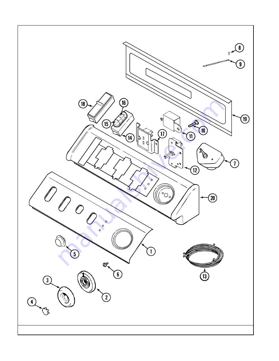 Maytag MDE3000AYW Repair Parts List Manual Download Page 2