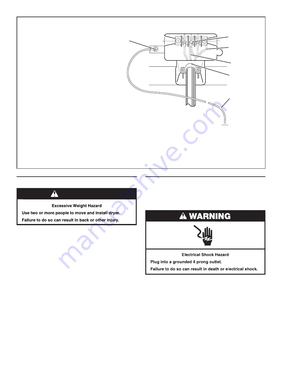 Maytag MDG28PDCWW Installation Instructions Manual Download Page 21