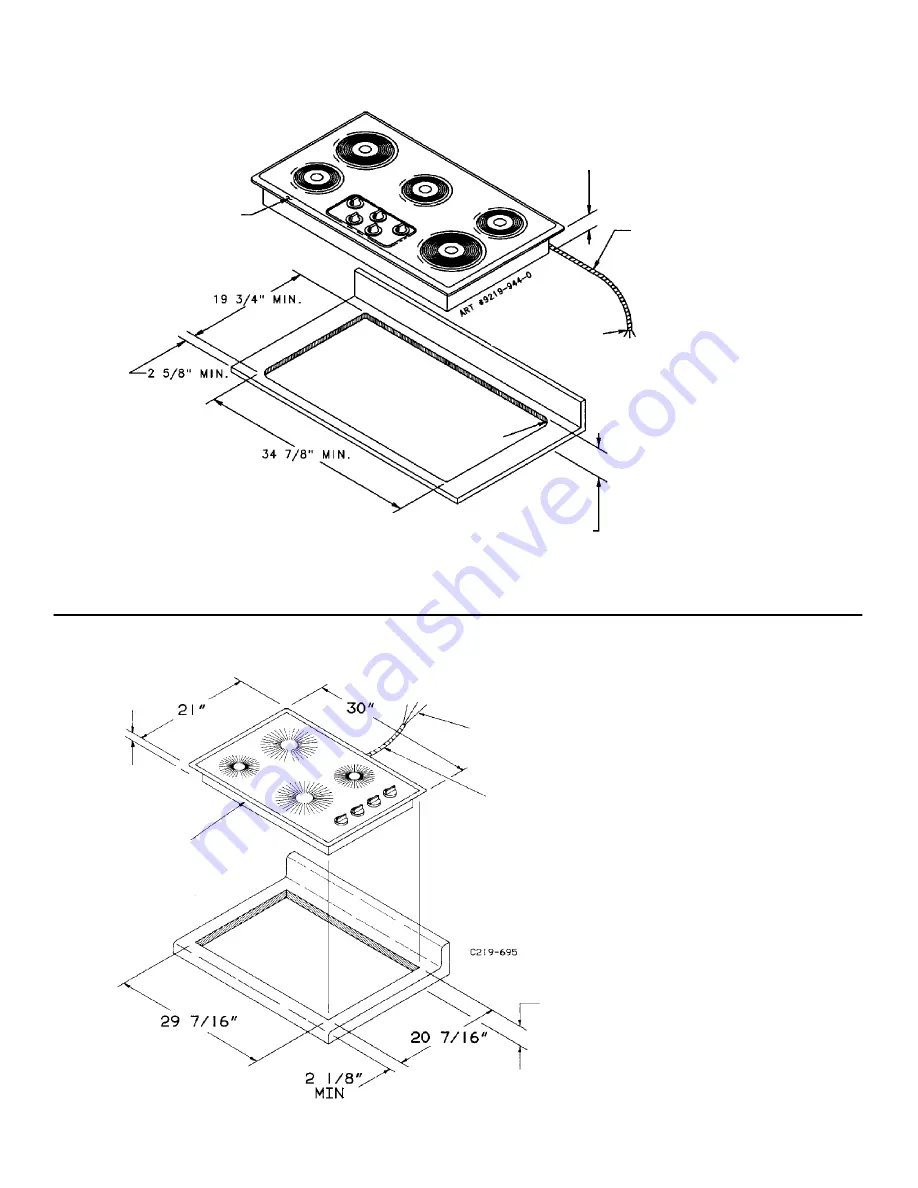 Maytag MEC4436AAC - Chrome 36 Inch Electric Cooktop Скачать руководство пользователя страница 6