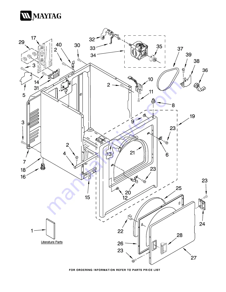 Maytag MED5600TQ1 Скачать руководство пользователя страница 1