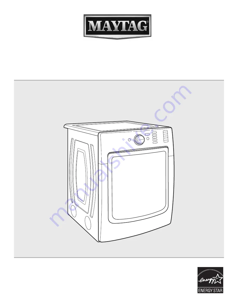 Maytag MED7100DC Скачать руководство пользователя страница 1