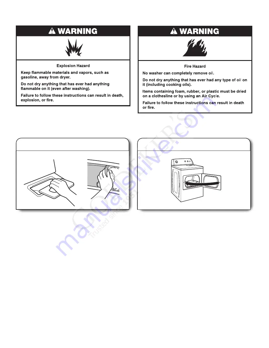 Maytag MEDC215EW Скачать руководство пользователя страница 7