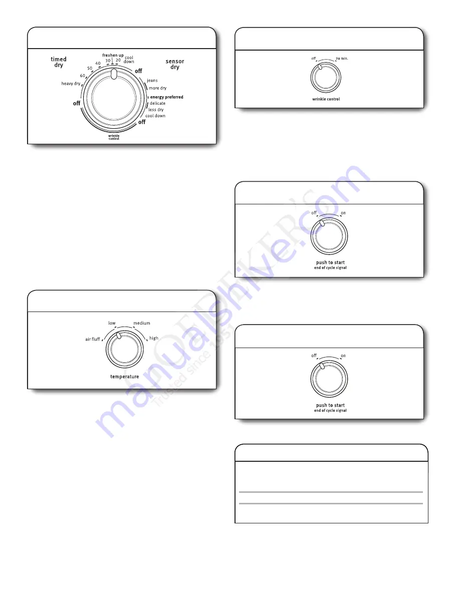 Maytag MEDC215EW Use And Care Book Manual Download Page 8