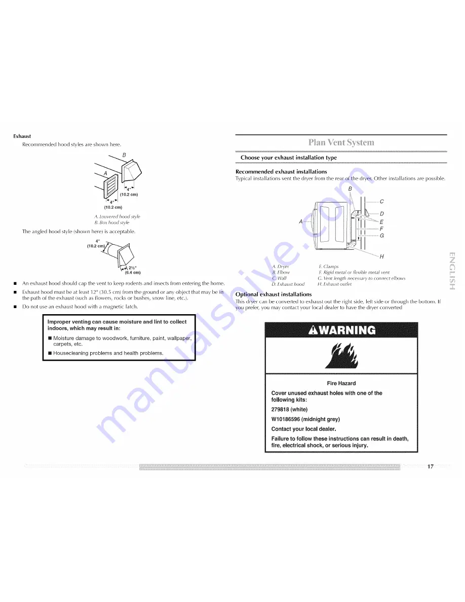 Maytag MEDE900VJ - Performance 7.5 cu. Ft. Steam Electric Dryer Use And Care Manual Download Page 17